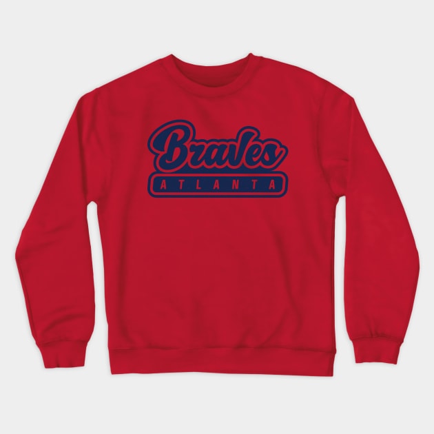 Atlanta Braves 02 Crewneck Sweatshirt by Karambol